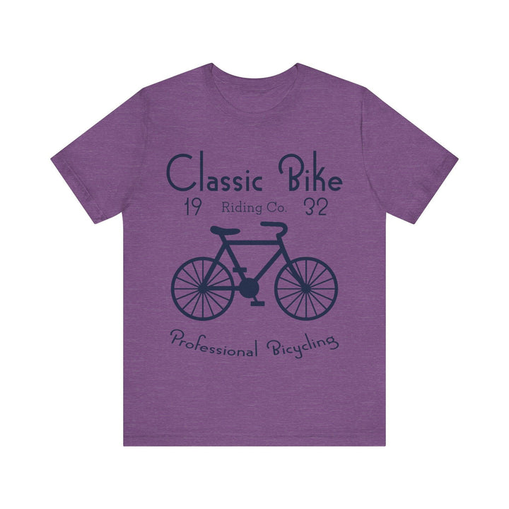 80s Vintage Ride Society T Shirt | Heather Team Purple