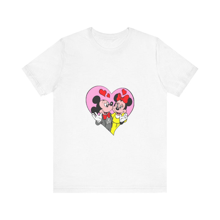 Disney Classic Mouse Love T Shirt | White