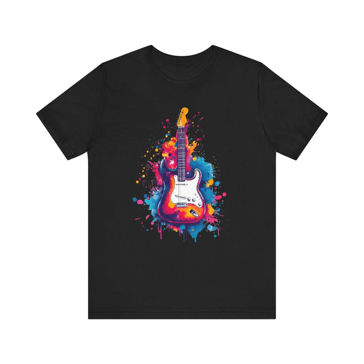 Rock Electric Vibes Guitar T Shirt | Black