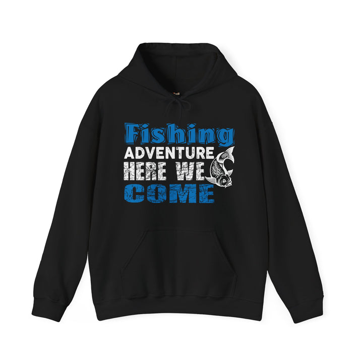 Fishing Adventure Journey Hoodie | Black