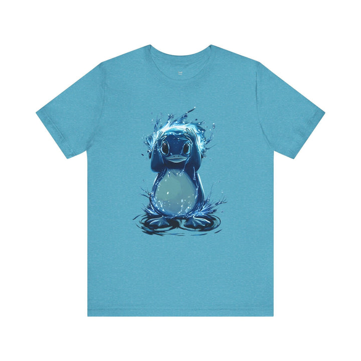 Pokemon Mischievous Water Sprite T Shirt | Heather Aqua