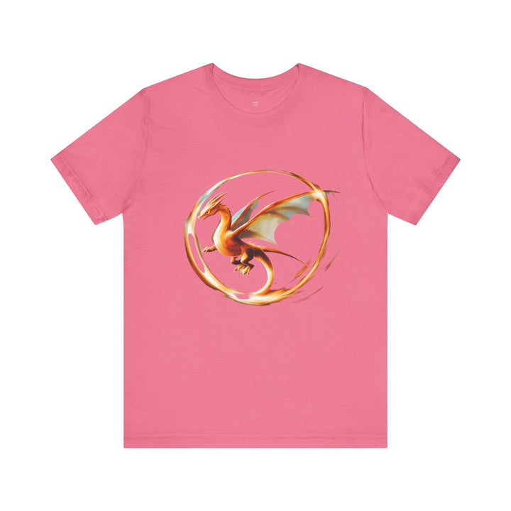 Pokemon Flame Serpent Dragon T Shirt | Charity Pink