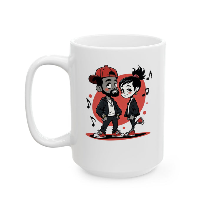 Rapper Dynamic Duo Cartoon Style Mug | 15oz