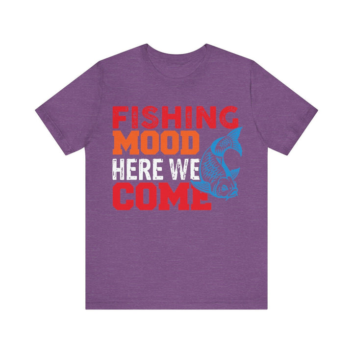 Fishing Mood T Shirt | Heather Team Purple