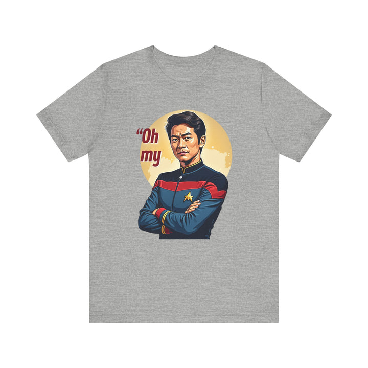 Star Trek Oh My Iconic Quote T Shirt | Athletic Heather Twill Tees