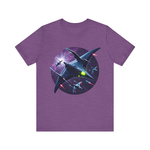 Star Trek Fleet Maneuvers T Shirt | Heather Team Purple