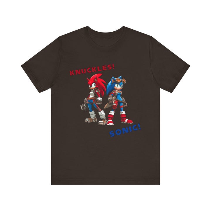 Sonic And Red Partner T Shirt | Brown