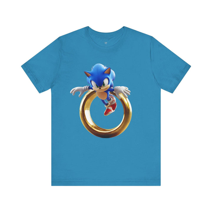 Sonic Ring Dash T Shirt | Aqua