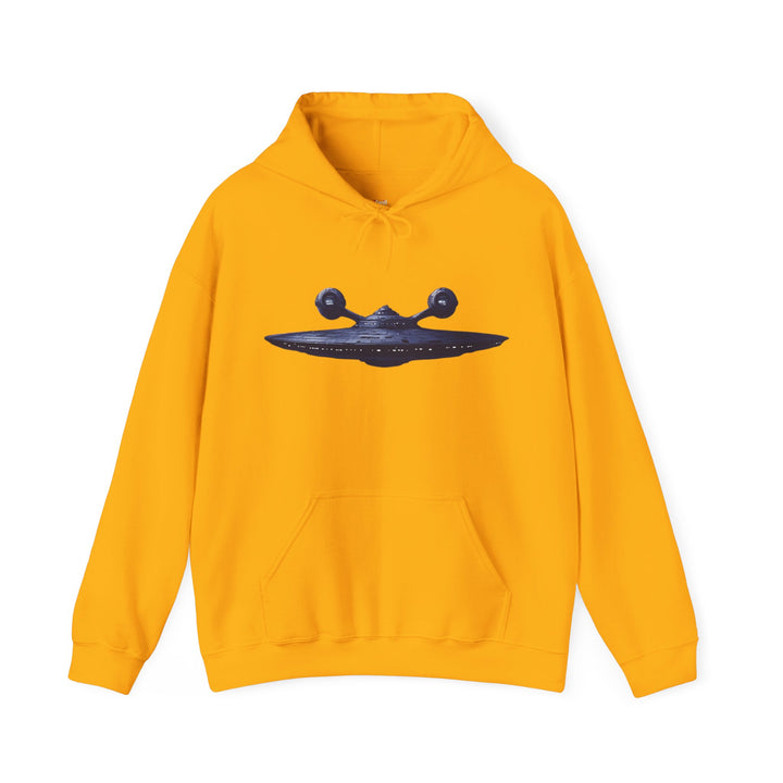 Star Trek Futuristic Spaceship Hoodie | Gold