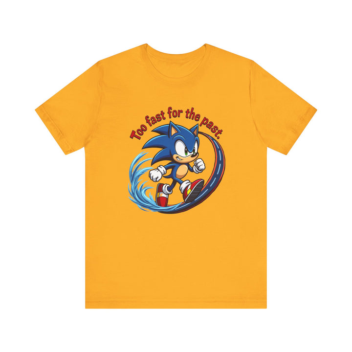 Sonic Past Speed Title T Shirt | Gold