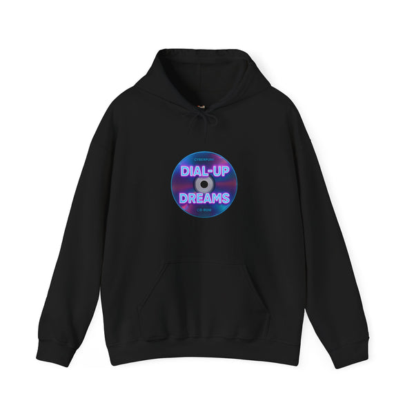 Retro Y2K Glitchy CD-ROM Hoodie