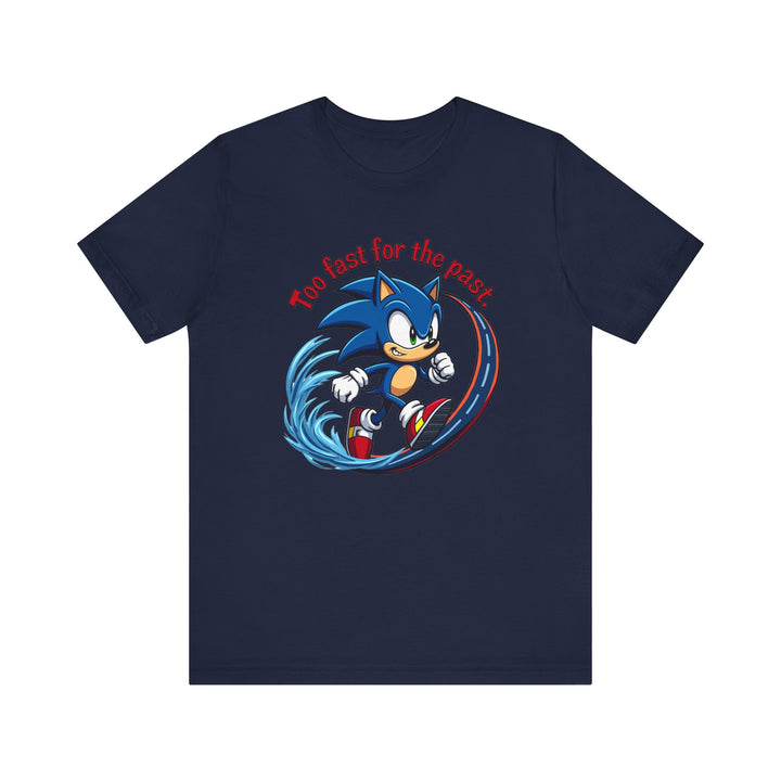 Sonic Past Speed Title T Shirt | Navy