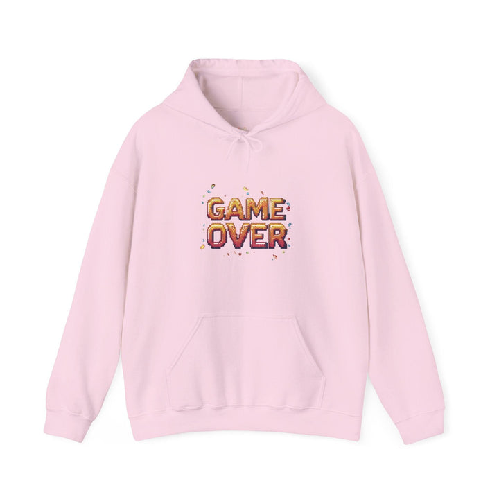 Retro Gaming Over Hoodie | Light Pink