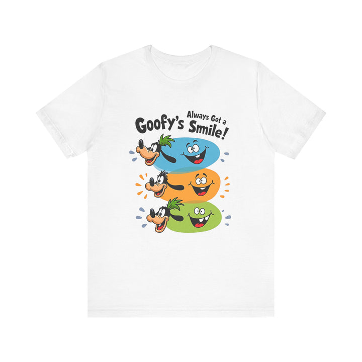 Disney Goofy’s Smile Always T Shirt | White