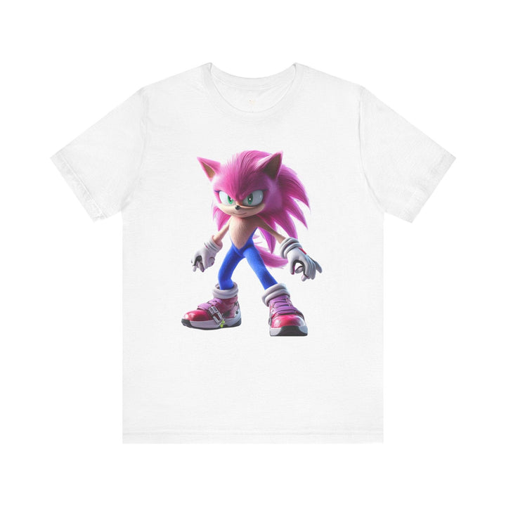 Sonic Pink Speed Queen T Shirt | White