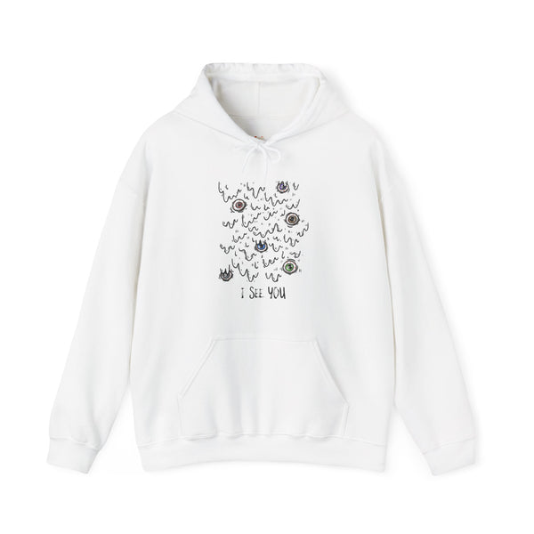 Disney Spooky Eyes Vibe Hoodie | White