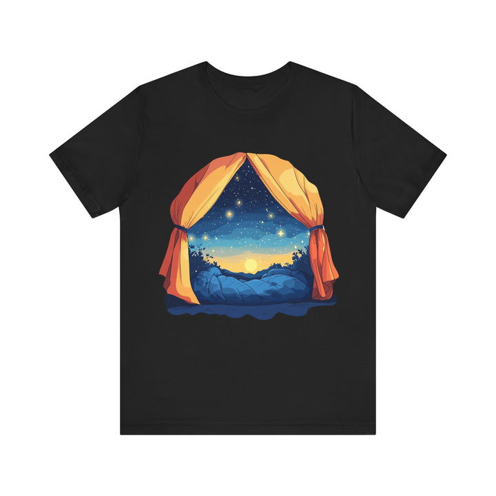 Summer Camp Starry Night T Shirt | Black Twill Tees
