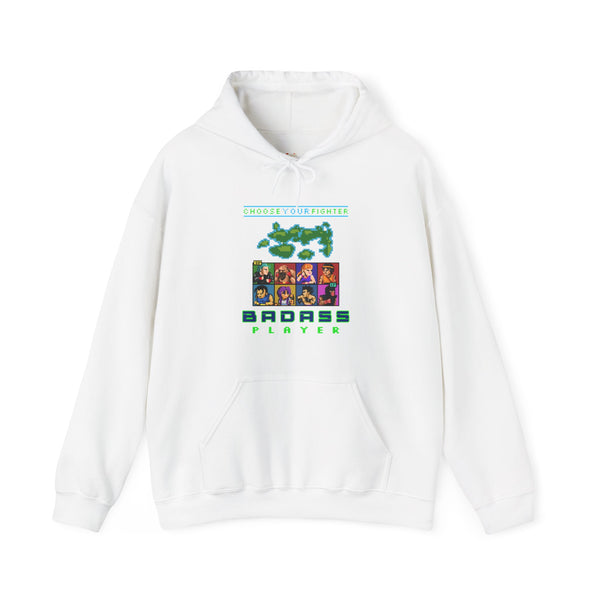 Minecraft Badass Player Hoodie | White