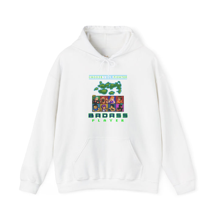 Minecraft Badass Player Hoodie | White