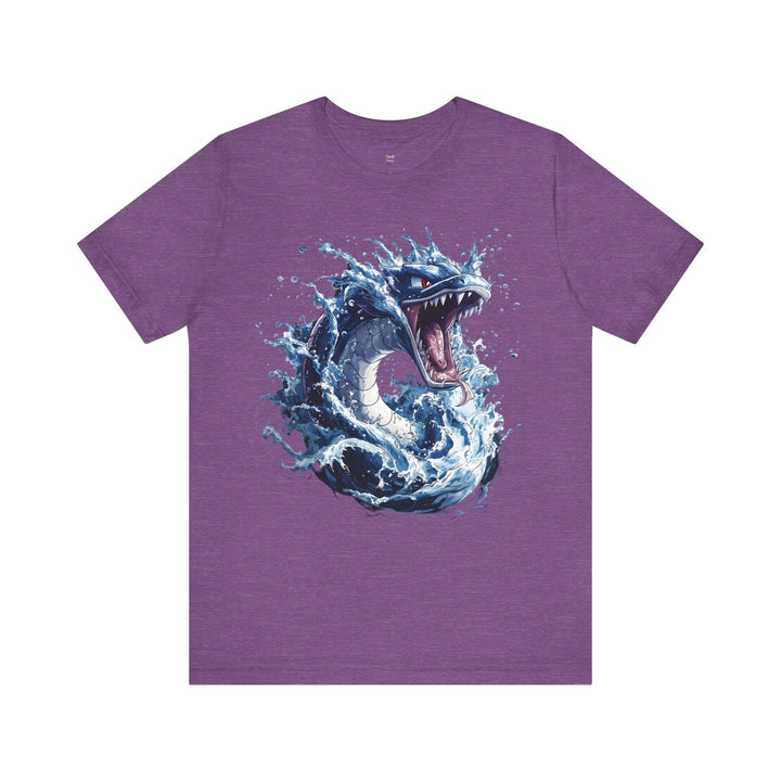 Pokemon Aqua Serpent Fury T Shirt | Heather Team Purple