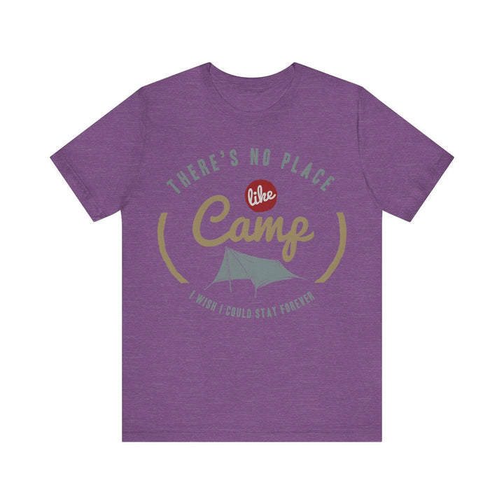 Summer Camp No Place T Shirt | Heather Team Purple