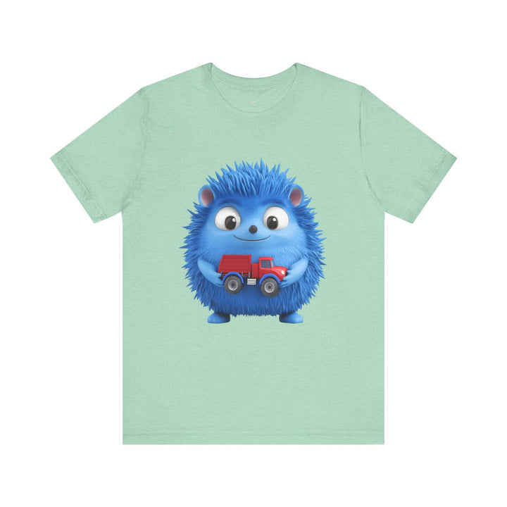 Sonic Truck Buddy Hedgehog T Shirt | Heather Mint