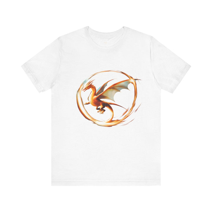 Pokemon Flame Serpent Dragon T Shirt | White