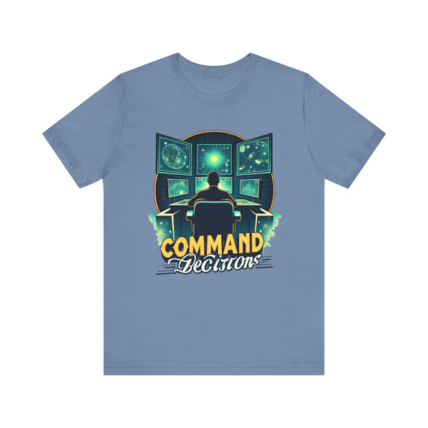 Star Trek Galaxy Command T Shirt | Steel Blue