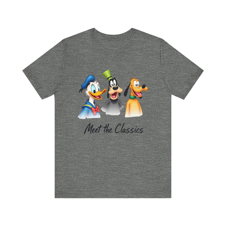 Disney Meet the Classics T Shirt | Deep Heather