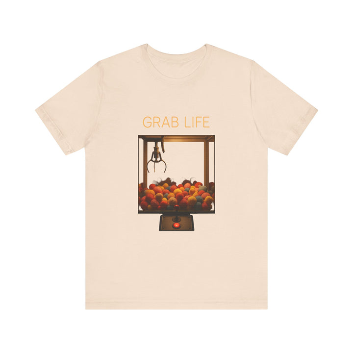 Retro Gaming Arcade Claw Machine T-Shirt | Soft Cream Twill Tees
