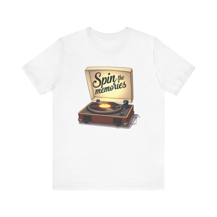 Classic Spin The Memories T Shirt | White