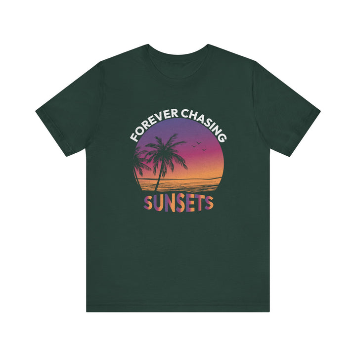Beach Endless Sunset T Shirt | Forest Twill Tees