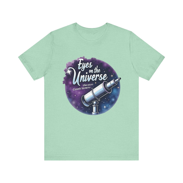 Nasa Stargazer Telescope T Shirt | Heather Mint