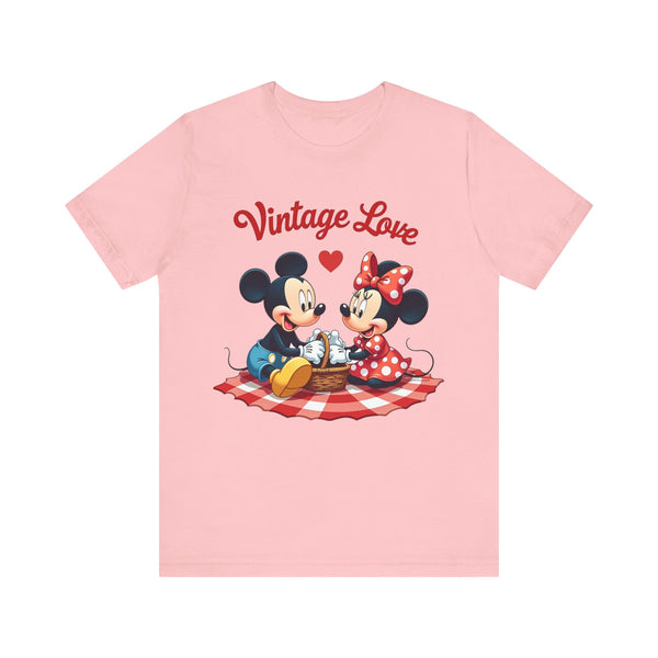 Disney Vintage Love Vibe T Shirt | Pink