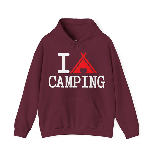 Summer Camp I Love Hoodie | Maroon