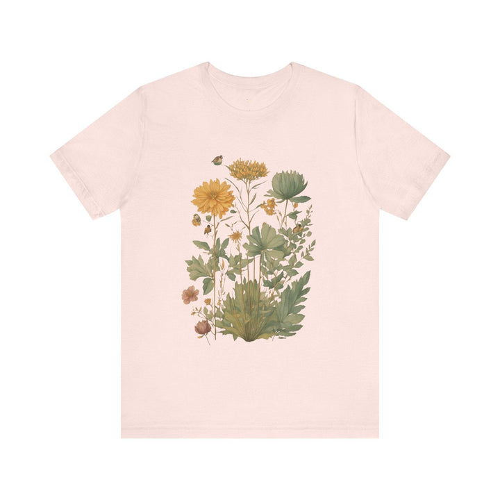 Flower Floral Symphony T Shirt | Soft Pink