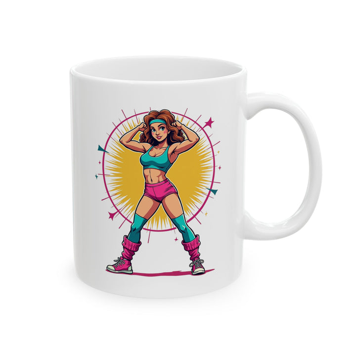 80s Fitness Diva Mug | Twill Tees