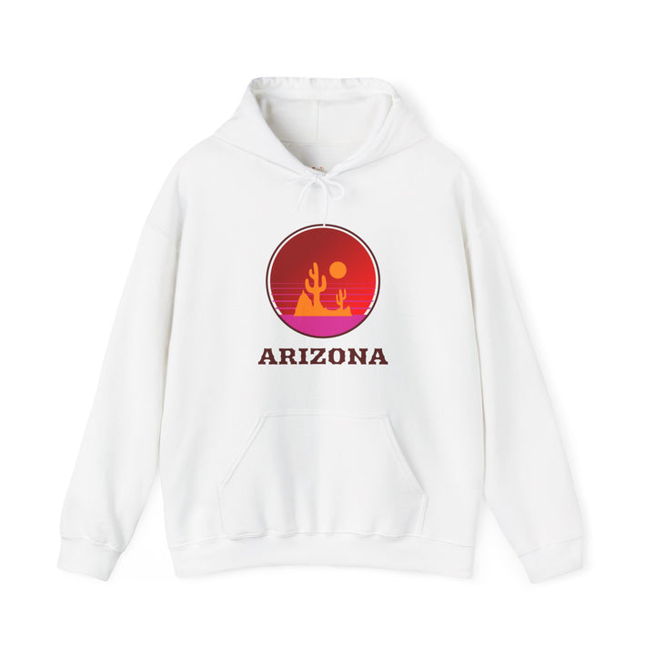 Beach Arizona Desert Hoodie | White