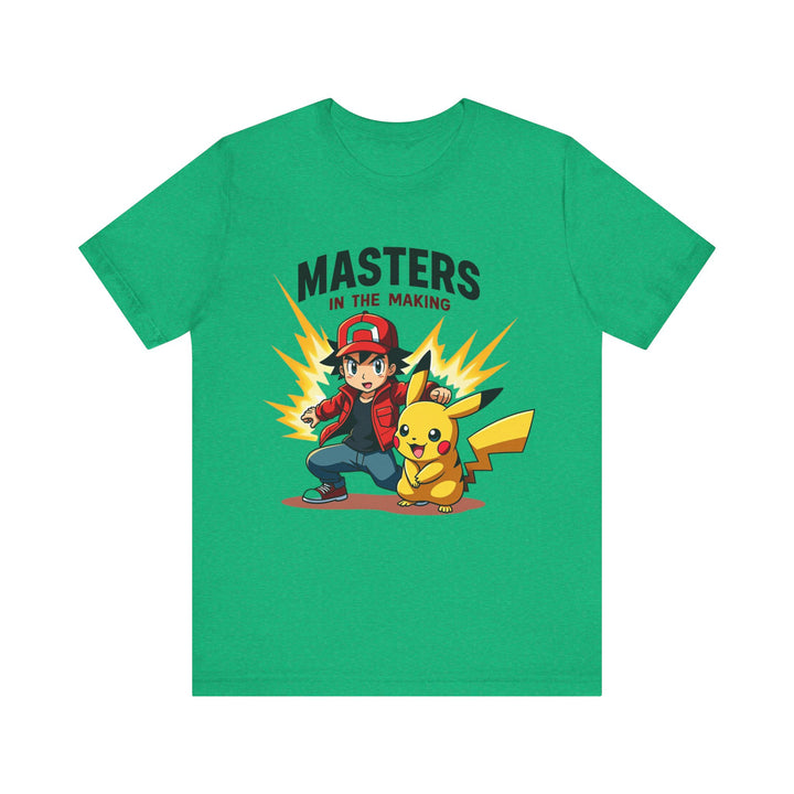 Pokemon Masters In The Making T Shirt | Heather Kelly Twill Tees