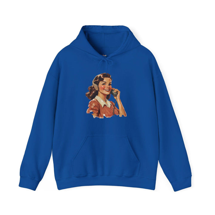 Retro Vibes Hoodie | Royal Twill Tees