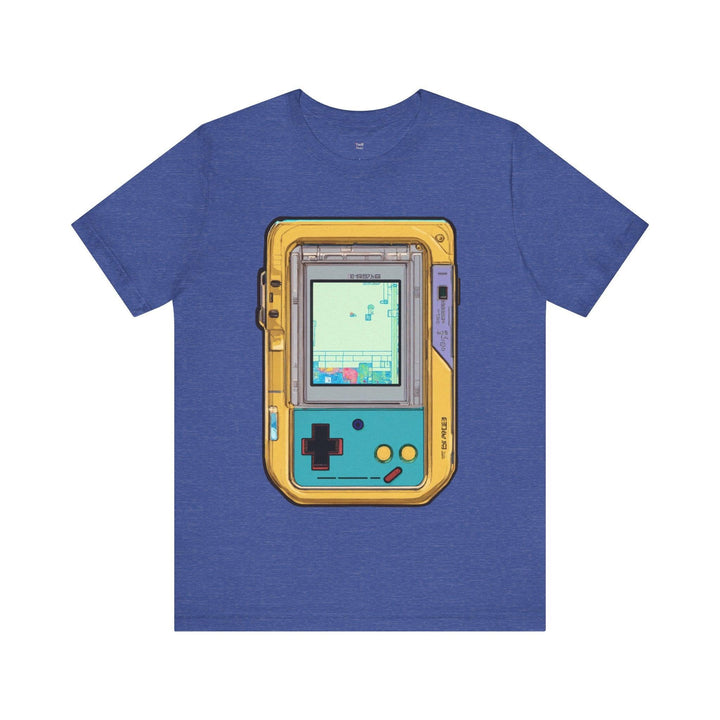 Retro Gaming Handheld Hero T Shirt | Heather True Royal