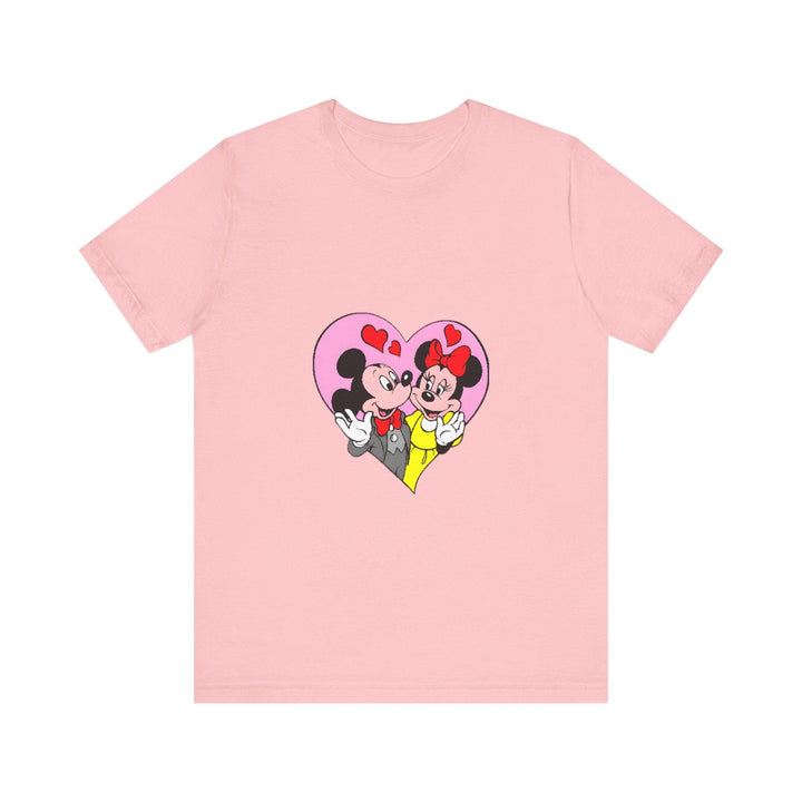 Disney Classic Mouse Love T Shirt | Pink