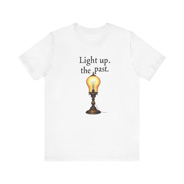 Classic Light Up The Past T Shirt | White Twill Tees
