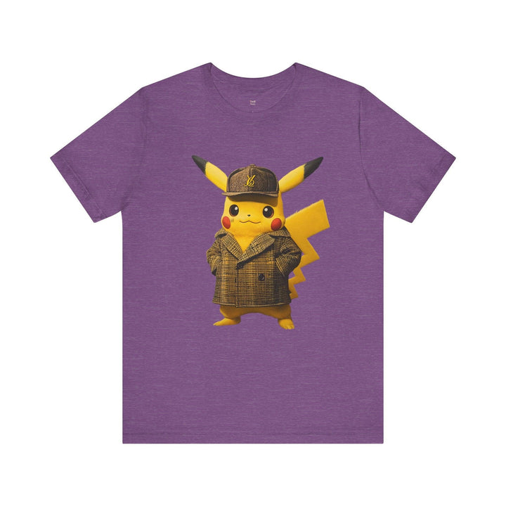 Pokemon Detective Fashion T Shirt | Heather Team Purple