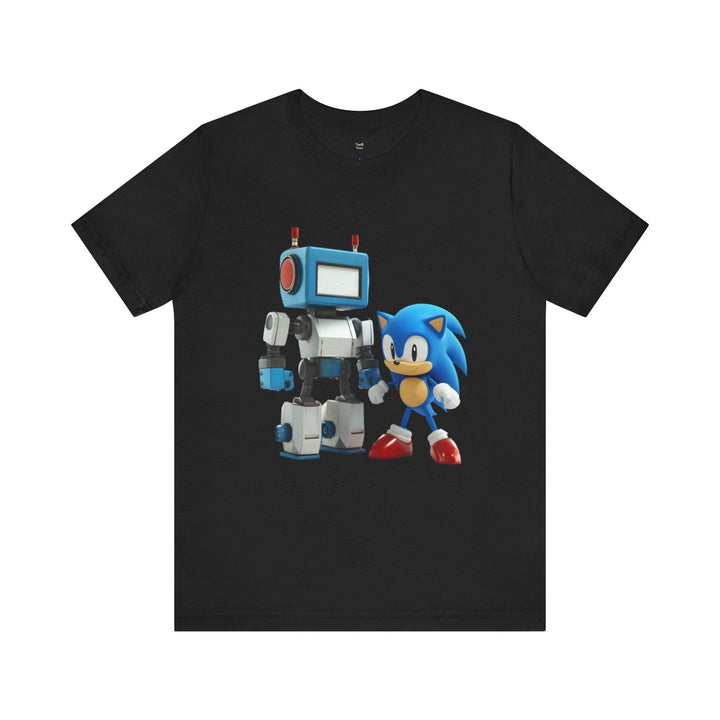 Sonic Techno Pals Adventure T Shirt | Black