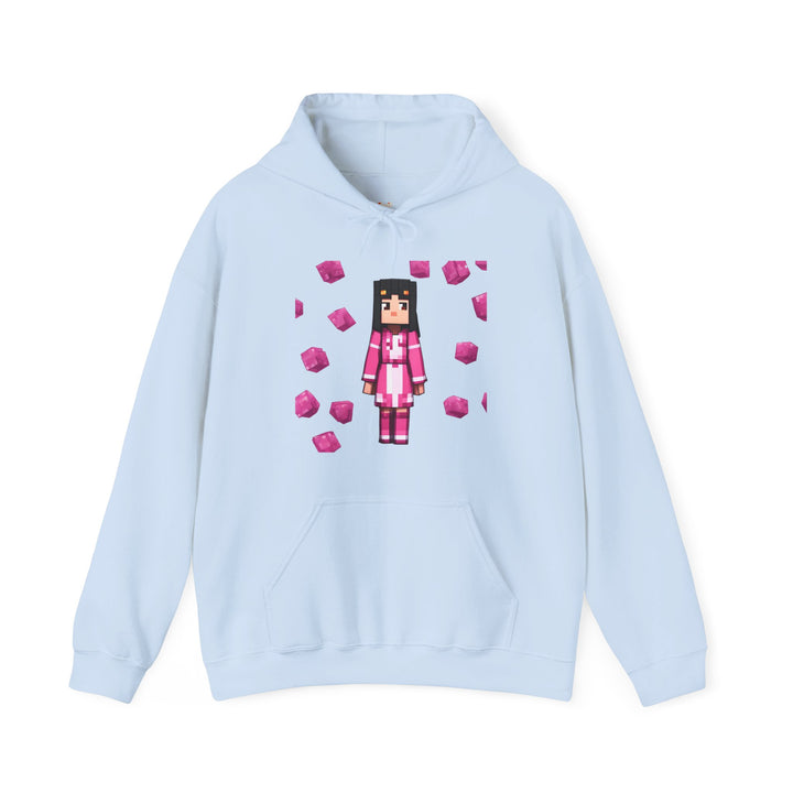 Minecraft Pixel Empress Hoodie | Light Blue