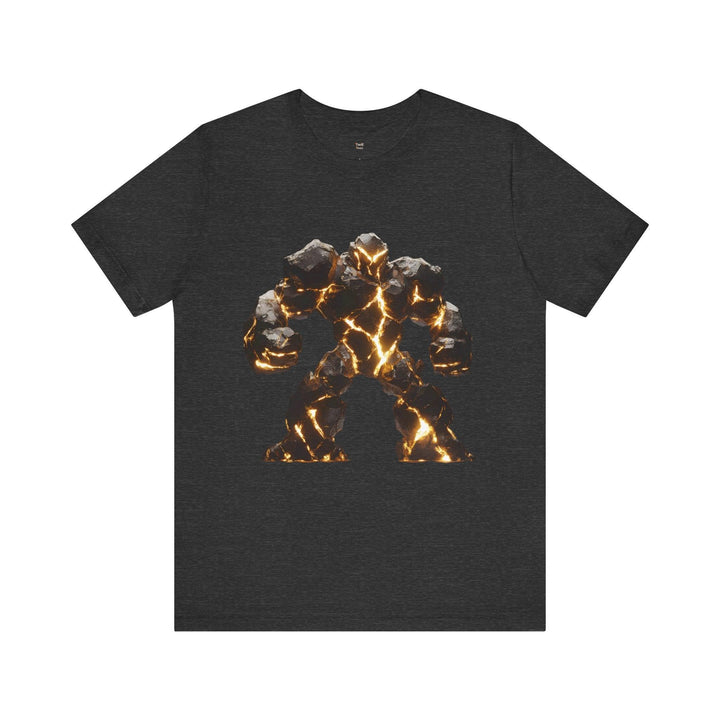 Pokemon Molten Golem T Shirt | Dark Grey Heather