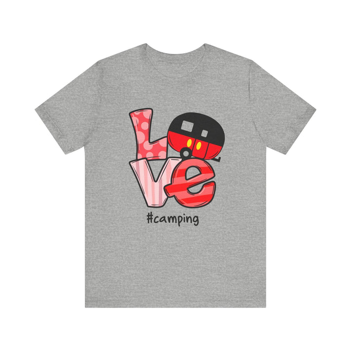 Summer Camp Love T Shirt | Athletic Heather