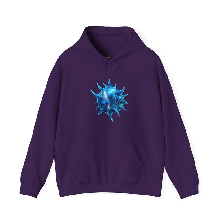 Mario Blue Spiny Shell Power Hoodie | Purple