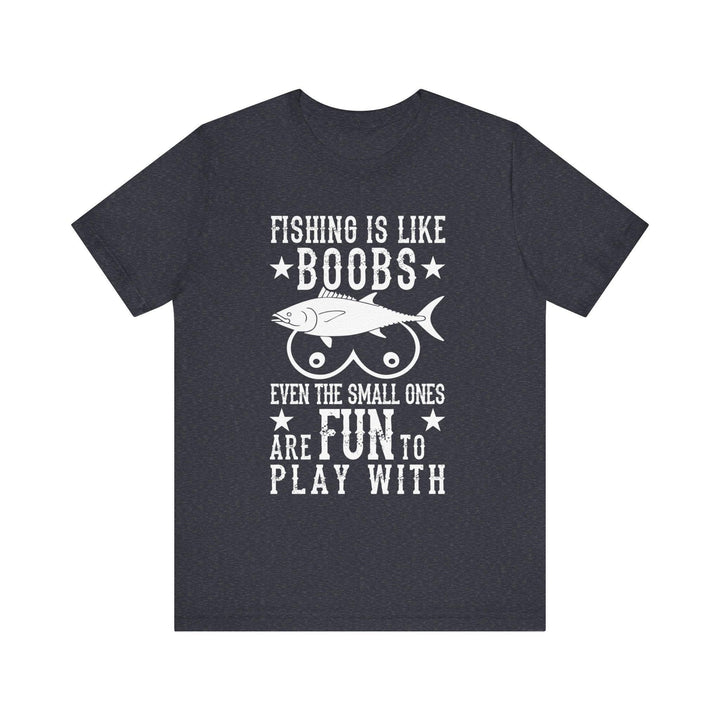 Fishing Fun T Shirt | Heather Navy